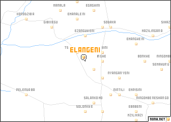 map of Elangeni