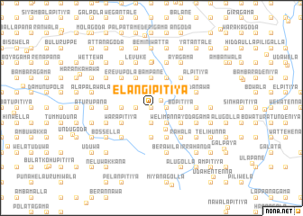 map of Elangipitiya