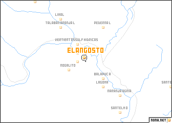 map of El Angosto