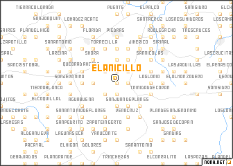 map of El Anicillo