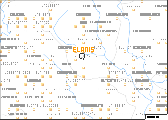 map of El Anís