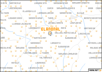 map of El Anonal