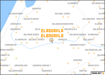 map of El Aouakla