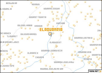 map of El Aouamria