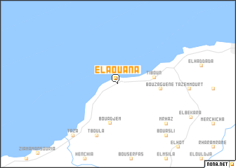 map of El Aouana