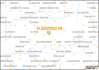 map of El Aouaoucha