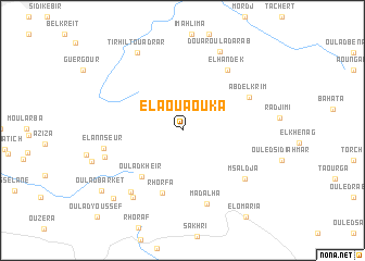 map of El Aouaouka