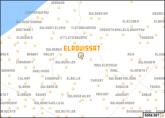 map of El Aouissat