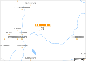 map of El Apache