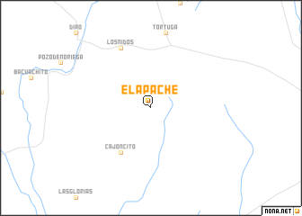 map of El Apache