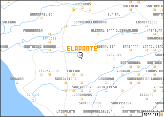 map of El Apante