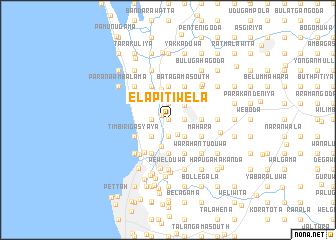 map of Elapitiwela