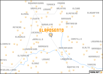 map of El Aposento