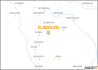 map of El Aquichal