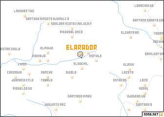 map of El Arador