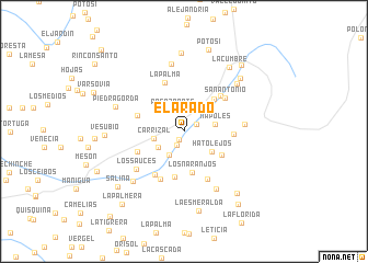 map of El Arado