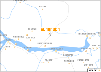 map of El Arauca