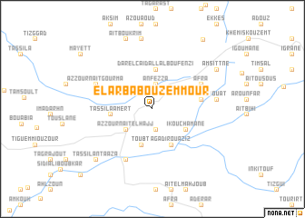 map of El Arba Bouzemmour