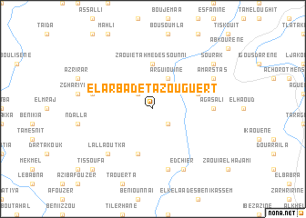 map of El Arba de Tazouguert