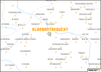 map of El Arba nʼ Takoucht