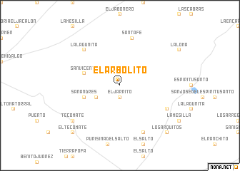 map of El Arbolito