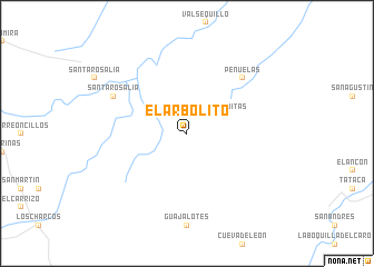 map of El Arbolito