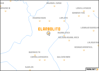 map of El Arbolito