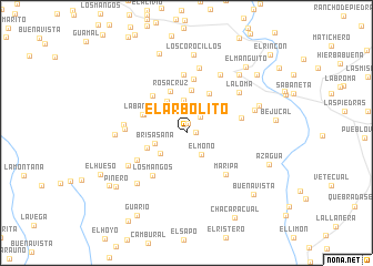 map of El Arbolito