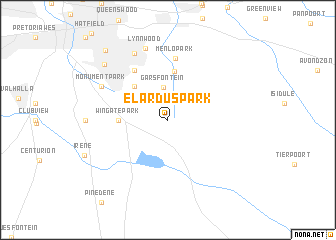 map of Elarduspark