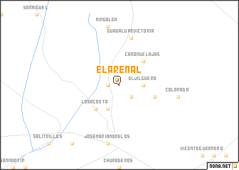map of El Arenal