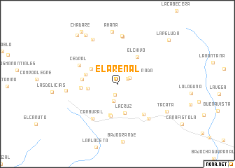 map of El Arenal