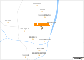 map of El Arenal