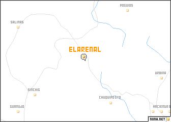 map of El Arenal