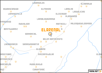 map of El Arenal