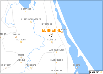 map of El Arenal