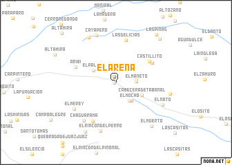 map of El Arena