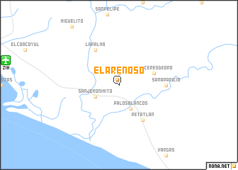 map of El Arenoso