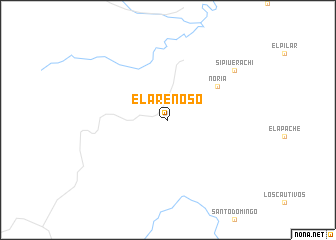 map of El Arenoso