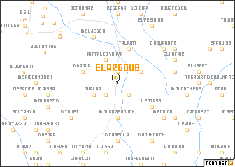 map of El Argoub