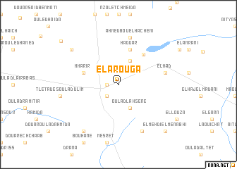 map of El-Arouga