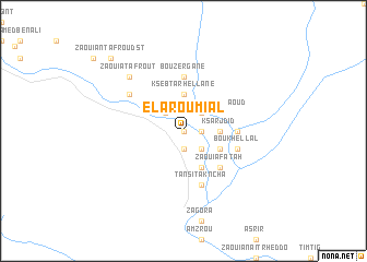 map of El Aroumial