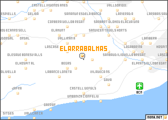 map of El Arrabal Mas
