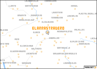 map of El Arrastradero