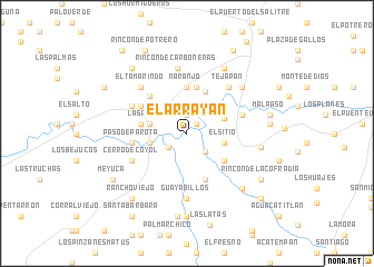 map of El Arrayán