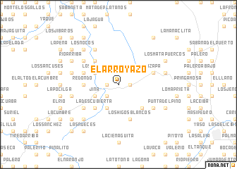 map of El Arroyazo