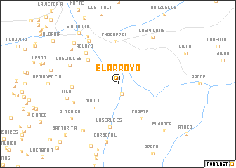 map of El Arroyo