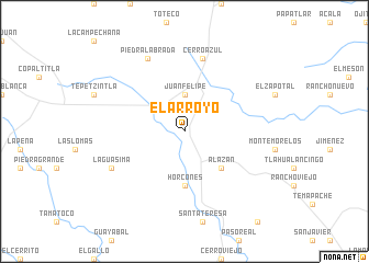 map of El Arroyo