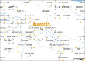 map of El Arrozal