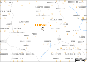 map of El Asakha