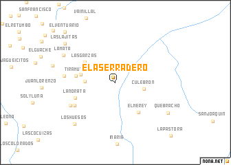 map of El Aserradero